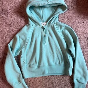 Athleta Girl All Day Cropped Hooded Sweatshirt